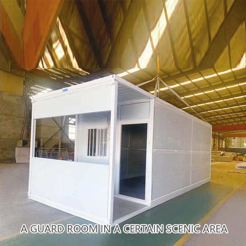 Resistencia al viento casas prefabricadas modernas casa plegable de paquete plano para apartamento a precio económico