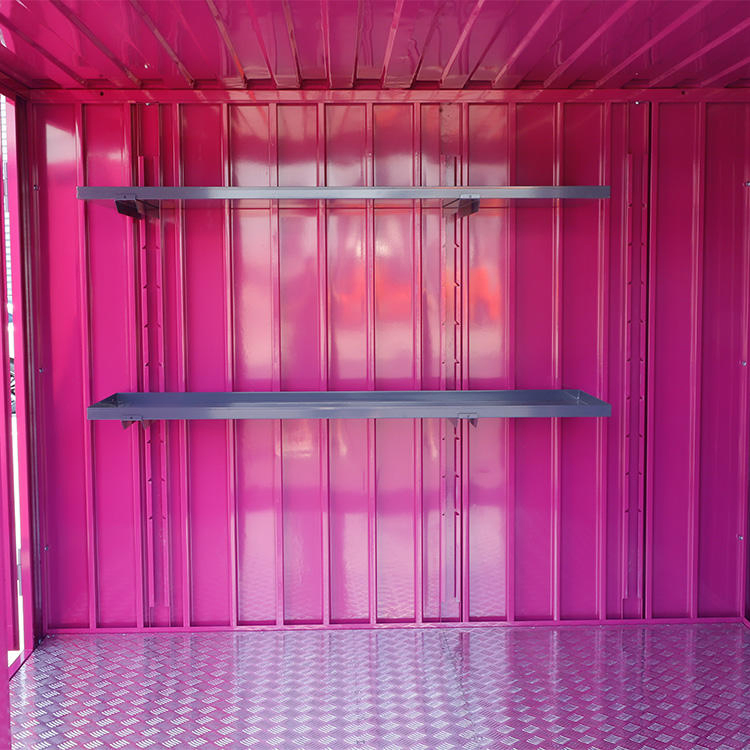 Tienda de té con leche de contenedor prefabricado de diseño moderno, cafetería, tienda de café, casas modulares pequeñas de contenedor en venta, cabaña portátil