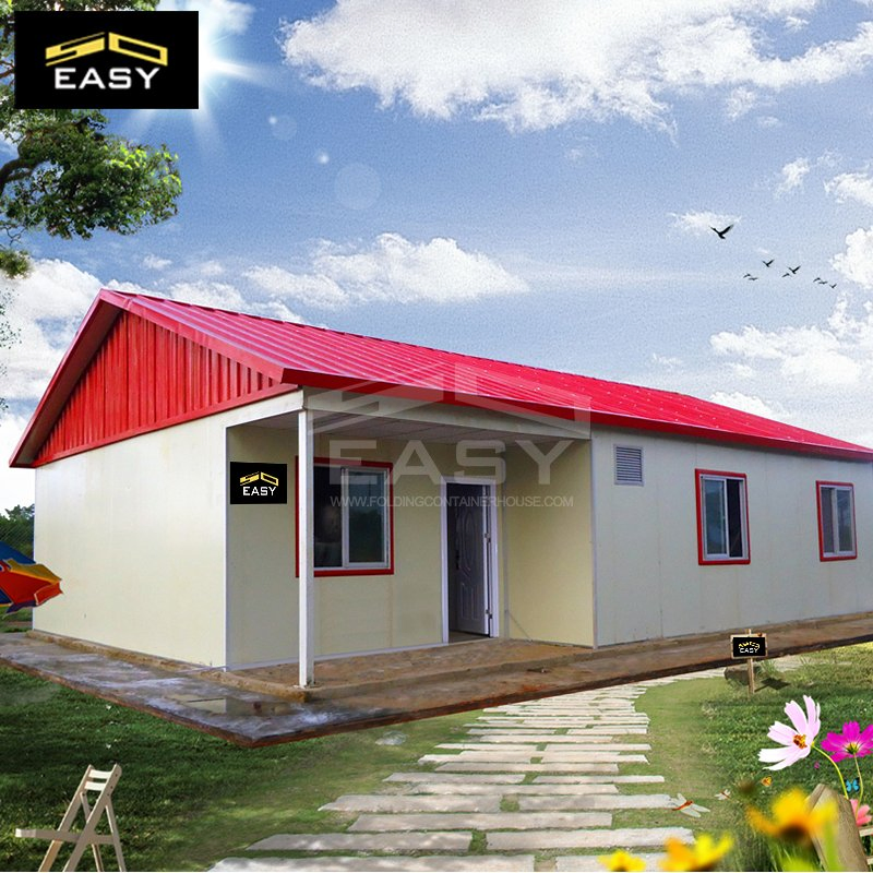 Casa prefabricada europea pequeña y fácil de exportar con sistema eléctrico