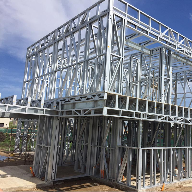 Casa prefabricada de estructura de acero ligero construida con estándares australianos de instalación rápida