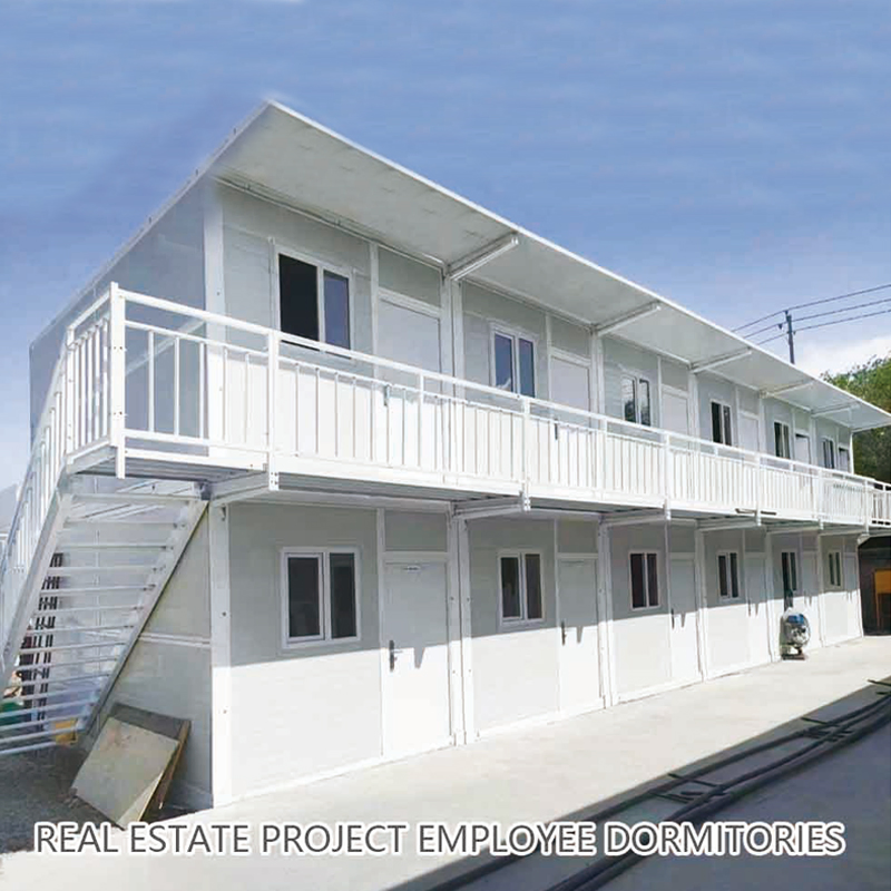 Diseño térmicamente aislado de alta calidad, instalación rápida, contenedor móvil y plegable, casa de paquete plano