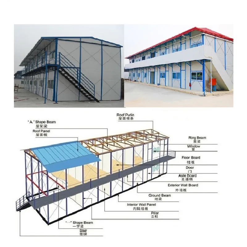 Casa modular prefabricada de acero