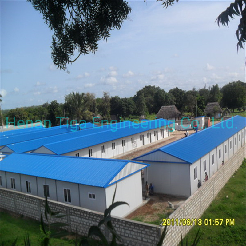Construcción Rápida de Paneles Modulares Prefabricados de Estructura de Acero para Alojamiento Temporal de Personal en el Sitio de Trabajo