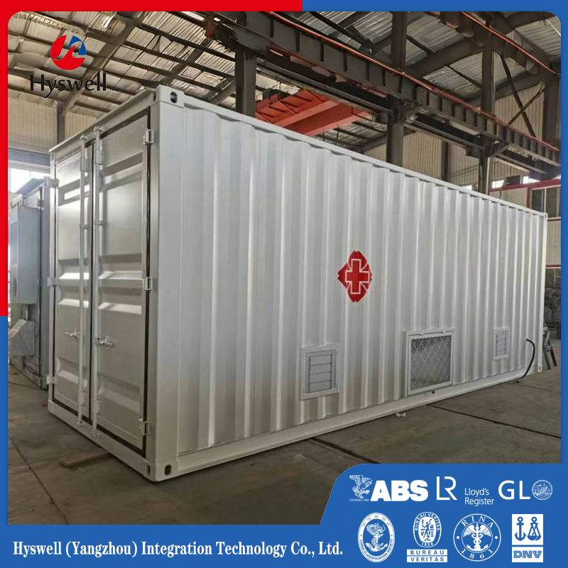 Contenedor de Bunker de Oxígeno Médico Hyswell Cabina de Equipos Médicos