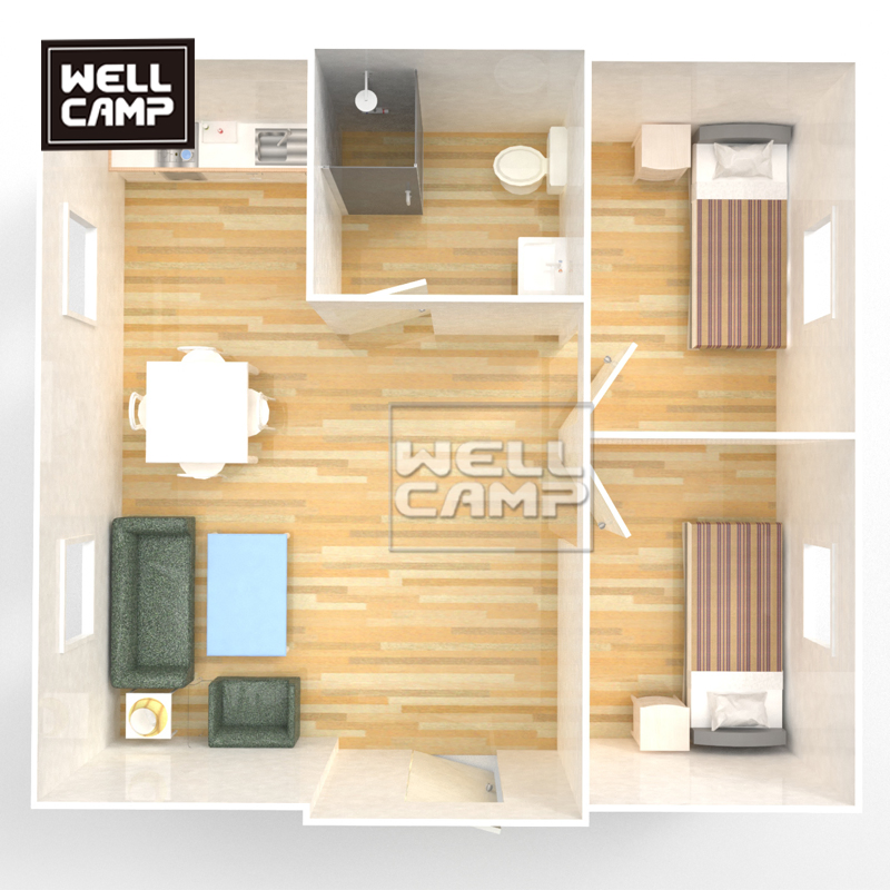 Casa Contenedor Expandible Pequeña Moderna Casas Prefabricadas Modernas Cabañas Prefabricadas Modernas