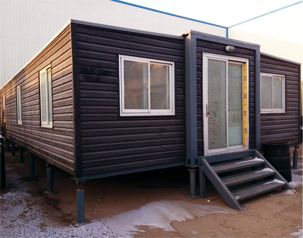 2025 Casa Contenedor Portátil Plegable Expandible Popular para Camping con Instalaciones de Vivienda