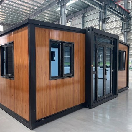 Contenedor de tienda espacioso, expandible, conveniente, plegable, de acero grueso, impermeable y escénico