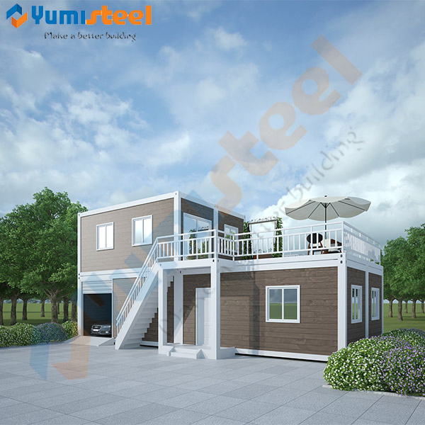 Villas de contenedores personalizadas de construcción rápida para vivir