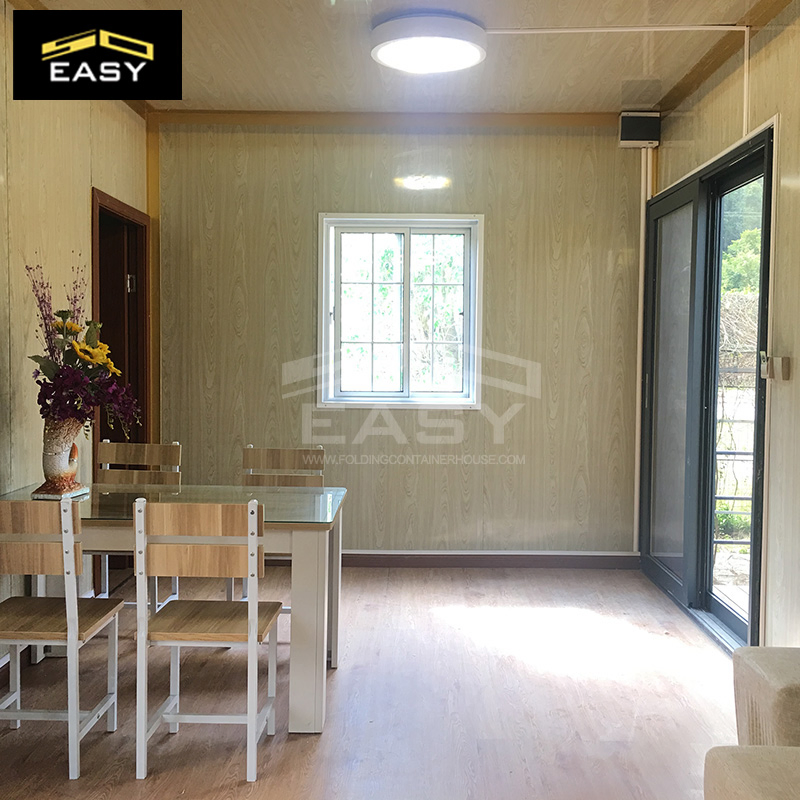 Moderna y hermosa villa prefabricada de contenedores de envío cómoda