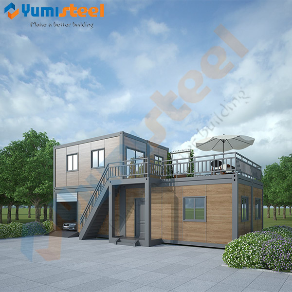 Villas de contenedores personalizadas de construcción rápida para vivir
