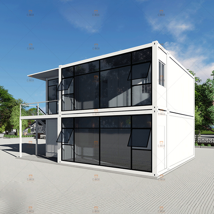 Cabina modular de contenedor de lujo prefabricada empaquetada plana