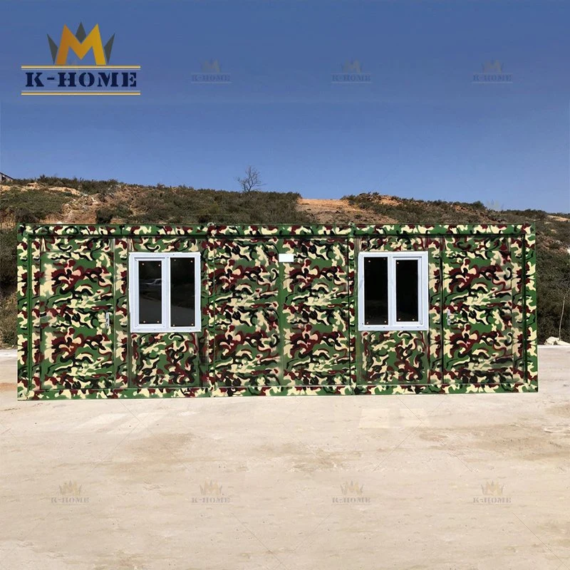 Instalación Rápida de Refugio de Contenedor como Campamento Temporal