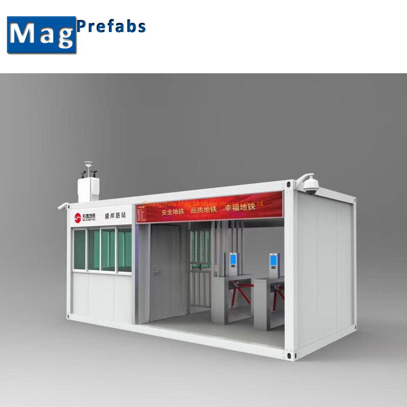 Casa Contenedor de Seguridad Móvil Diseño Moderno Oficina de Seguridad Hecho en China
