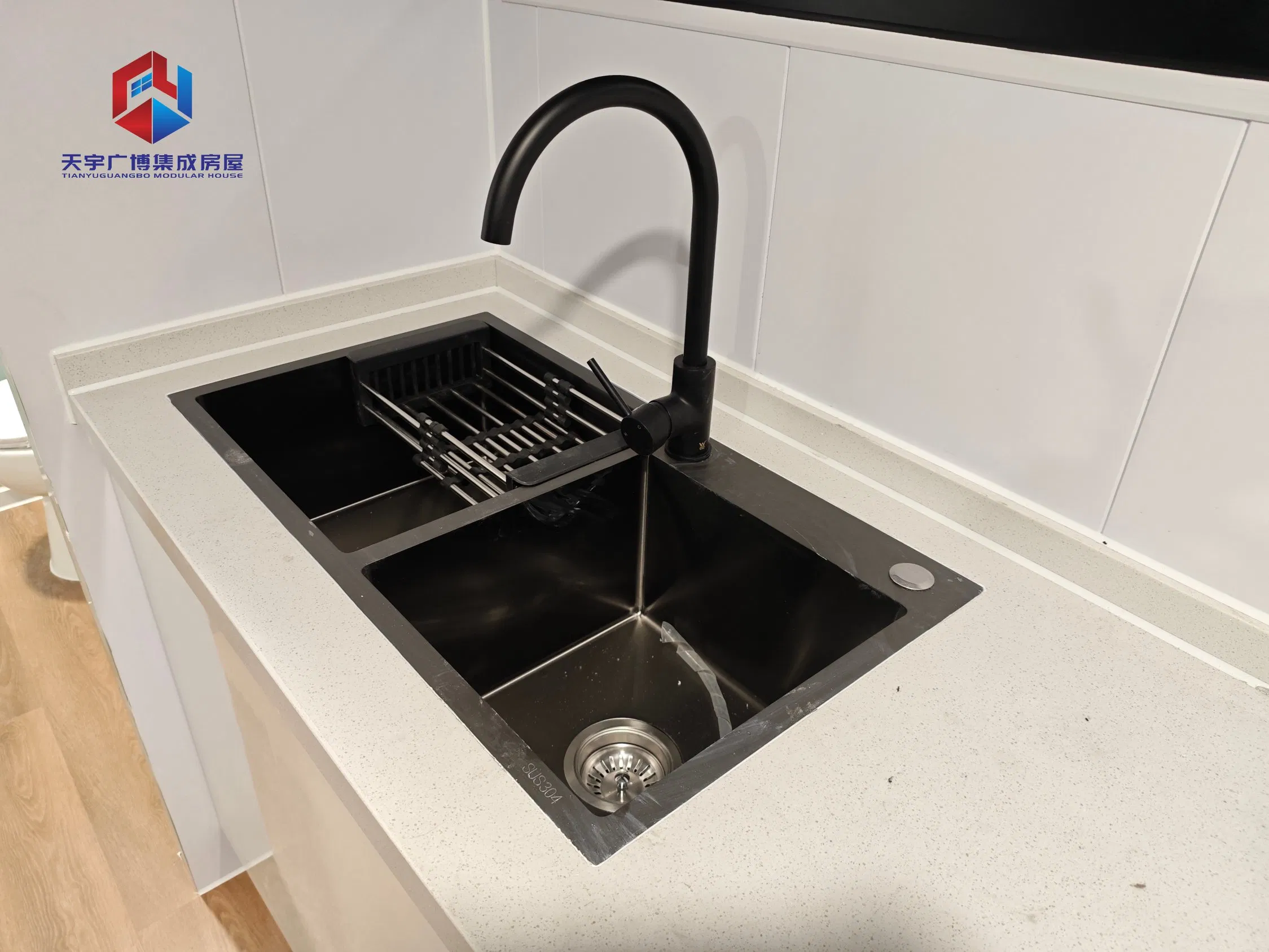 L5900 * W2260 H2550 mm 20FT Contenedor Desplegable Expandible para Cabina