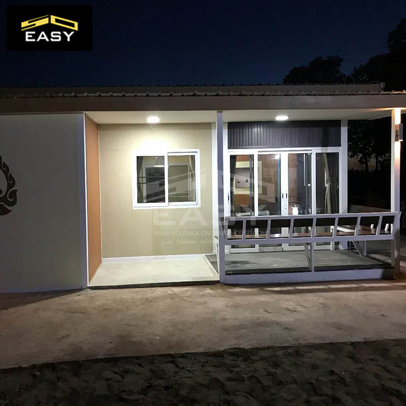 Moderna y hermosa villa prefabricada de contenedores de envío cómoda