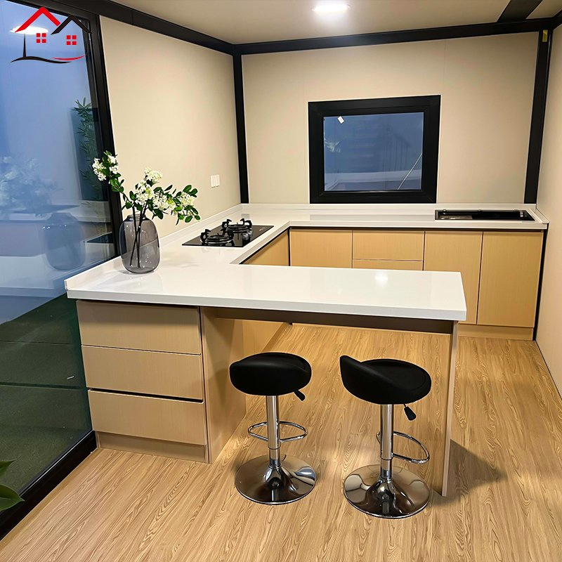 Cabina modular portátil expandible Yinhong con baño para sitio de construcción