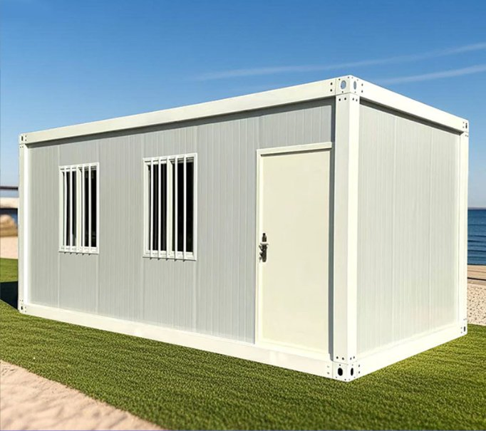 Cabaña modular prefabricada de techo plano personalizada para hotel familiar