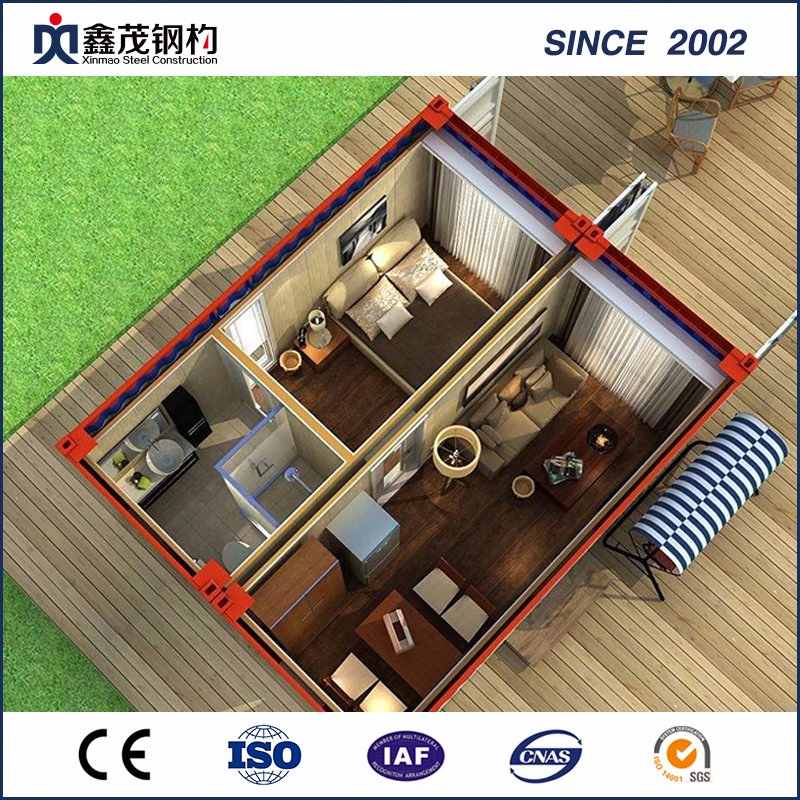 Casa Contenedor Prefabricada Móvil de China con Baño