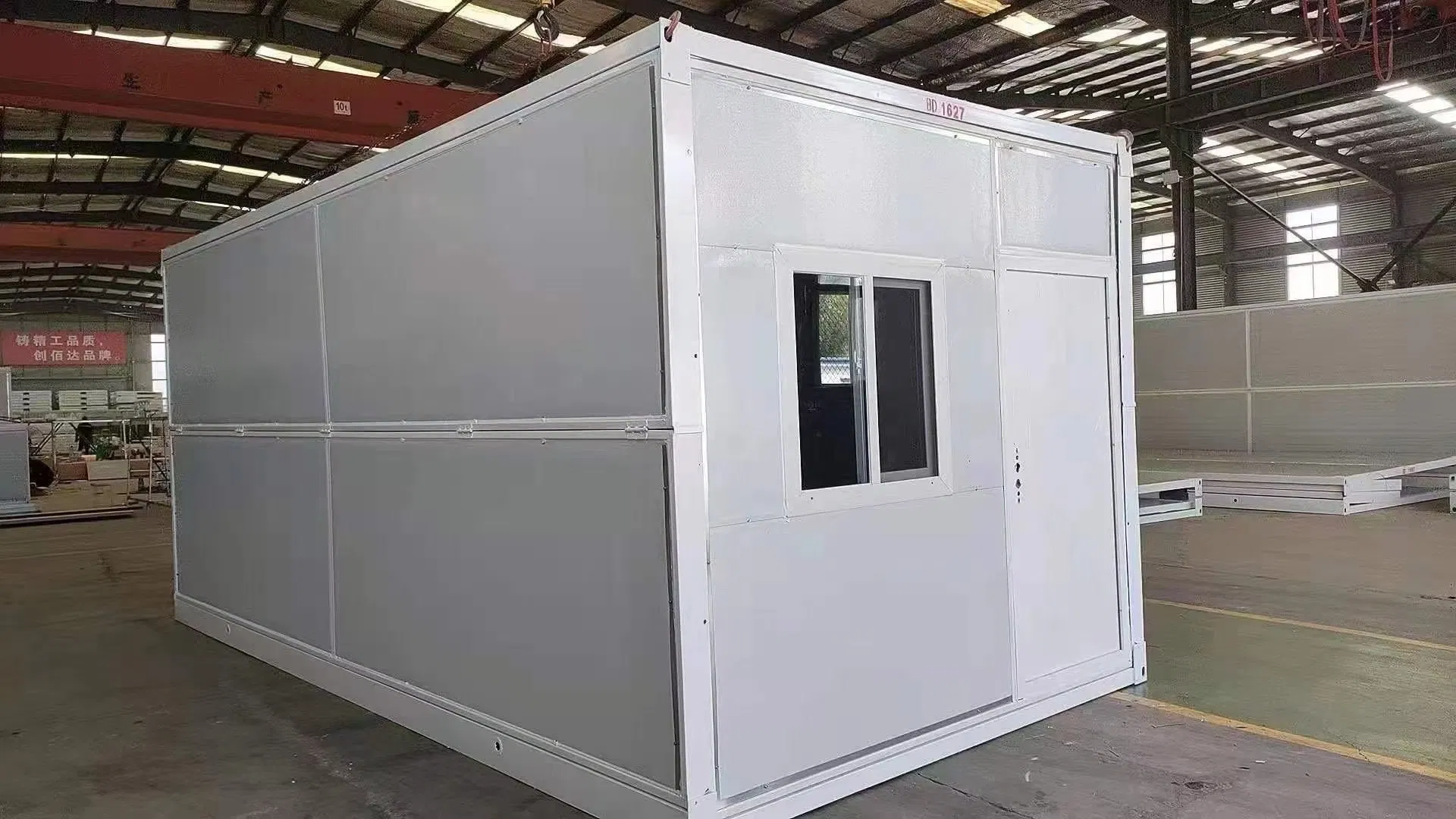 Resistencia al viento casas prefabricadas modernas casa plegable de paquete plano para apartamento a precio económico