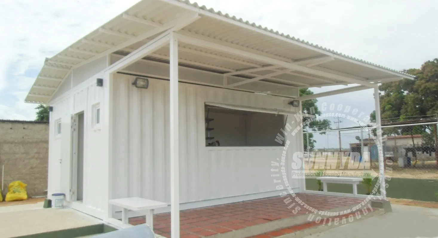 Casa contenedor modular prefabricada estándar colapsable de acero para alojamiento