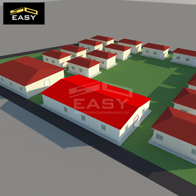 Casas Prefabricadas Personalizadas Villa de Lujo de Estructura de Acero Ligero