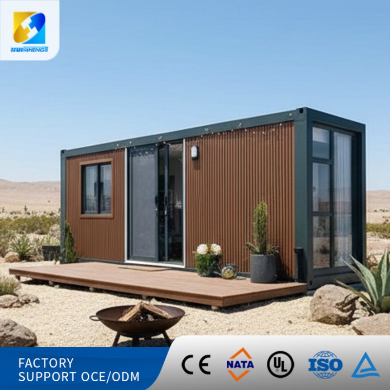 Casa Contenedor Prefabricada de Montaje Rápido para Campamentos de Construcción