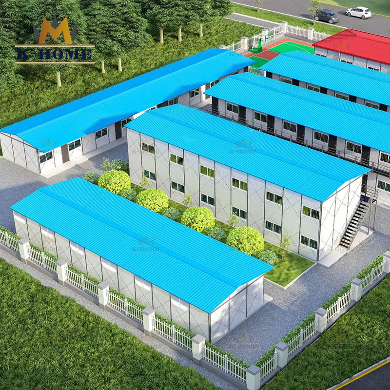 Sitio de construcción del campo de trabajo de fabricantes en China
