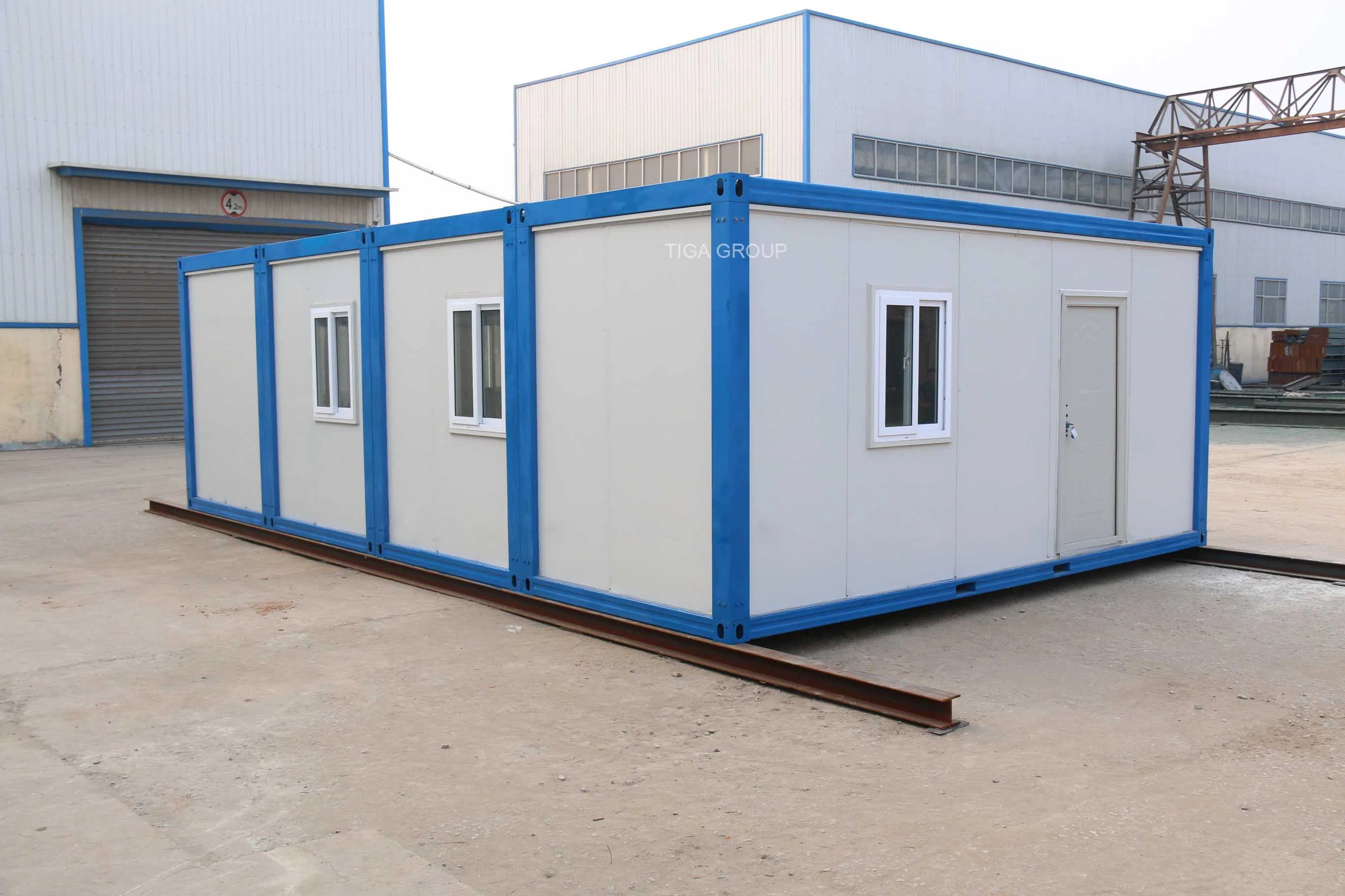 Alojamiento temporal para trabajadores de fácil montaje de techos Color Bond, campamentos modulares prefabricados móviles