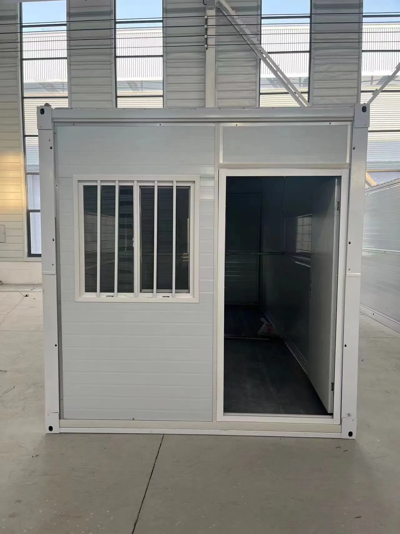 Resistencia al viento casas prefabricadas modernas casa plegable de paquete plano para apartamento a precio económico