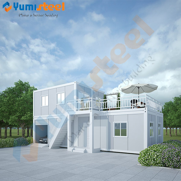 Villas de contenedores personalizadas de construcción rápida para vivir