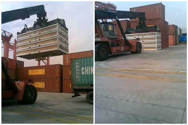 Transporte de contenedores modulares