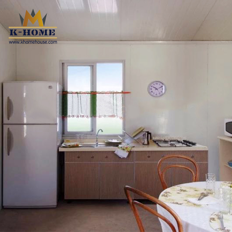Casas pequeñas prefabricadas, villa diminuta en paquete plano