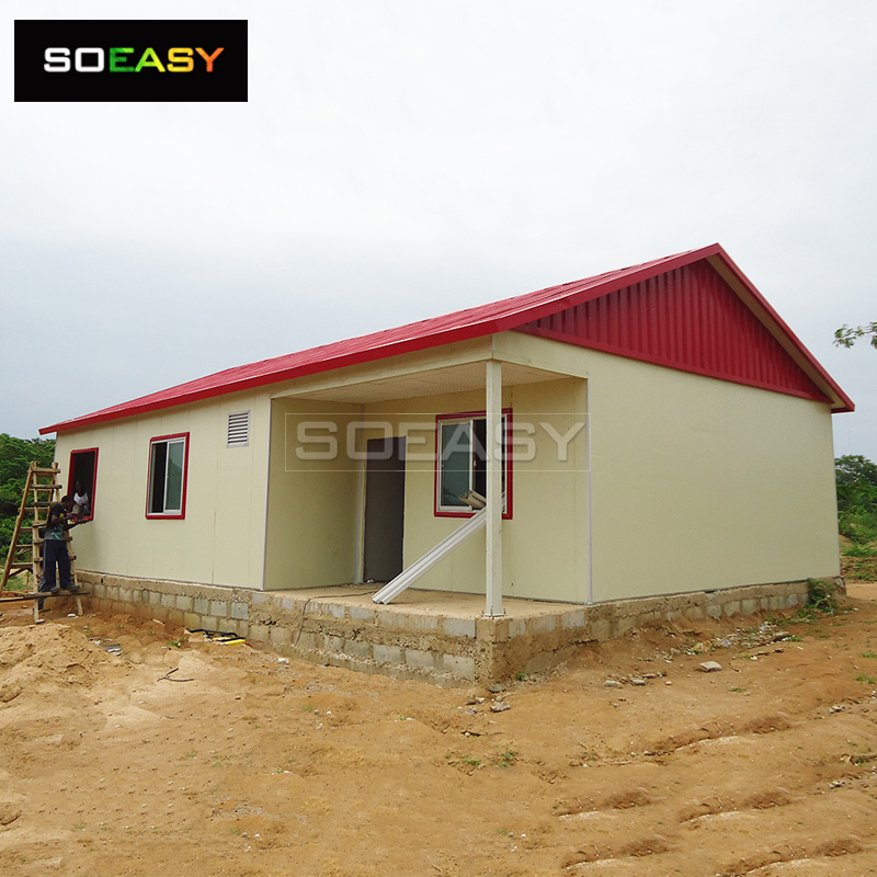 Casa Prefabricada de Bajo Costo y Alta Calidad, Villa de Acero Ligero, Villa Prefabricada