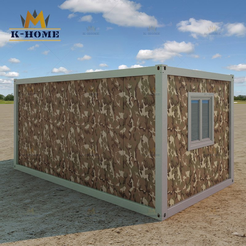 Instalación Rápida de Refugio de Contenedor como Campamento Temporal