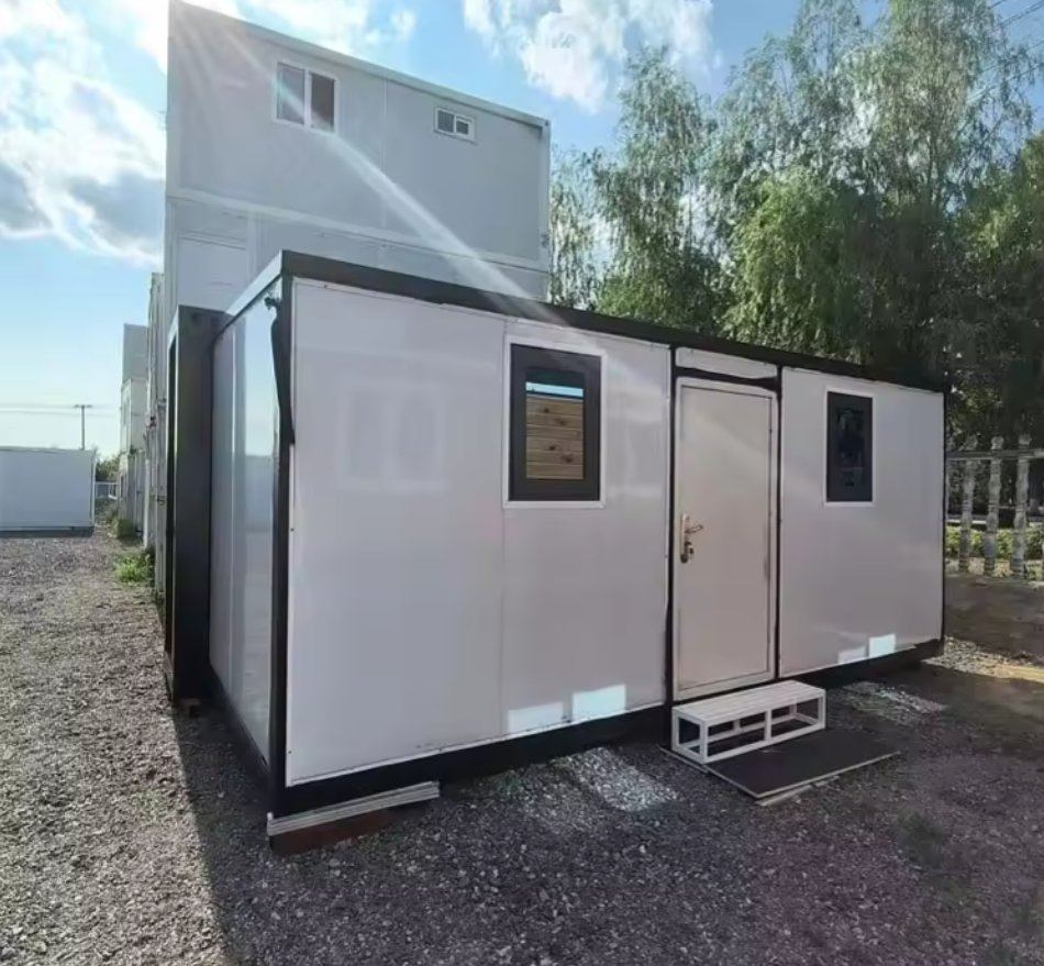 Montaje Rápido de Estructura de Acero Casa Contenedor Prefabricado de Expansión Moderna