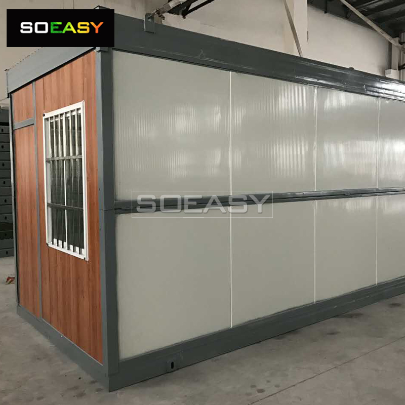 Oficina móvil plegable fácil de usar con baño, muy utilizada