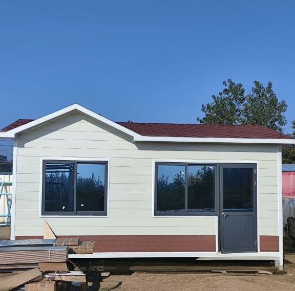 Casa contenedor de diseño moderno prefabricado para alojamiento de oficina, tienda y restaurante