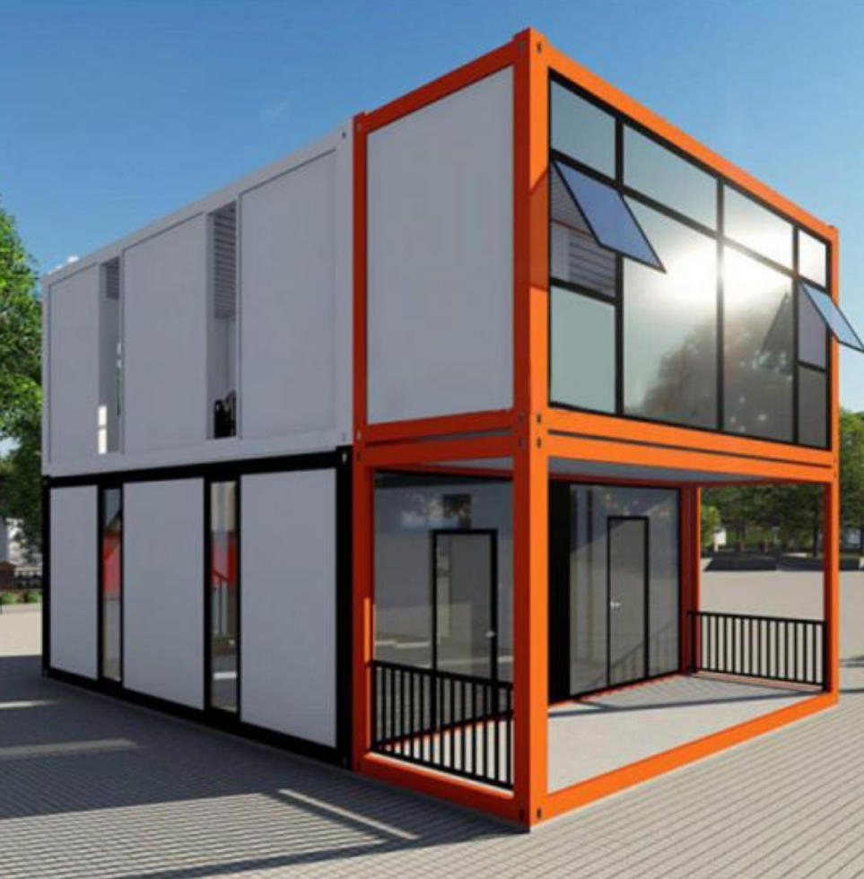 Casa Contenedor Portátil Multifuncional 20FT Tienda Móvil Bar de Café Oficina Edificio Contenedor Plegable