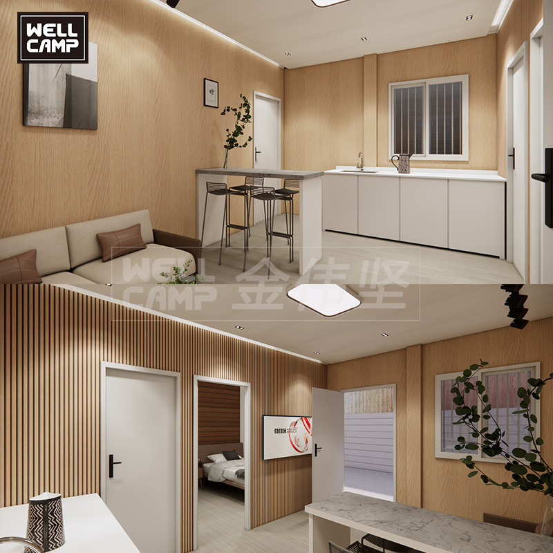 Unidades modulares para sitios mineros, viviendas prefabricadas duraderas para campamentos remotos