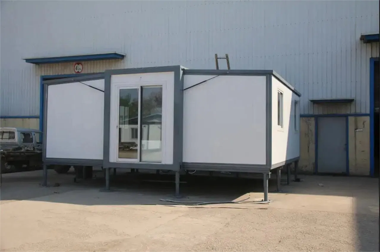 Montaje Rápido de Estructura de Acero Casa Contenedor Prefabricado de Expansión Moderna