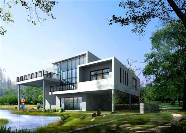 Villa Prefabricada Innovadora Construida Con Acero de Alta Resistencia y Recubrimiento Protector