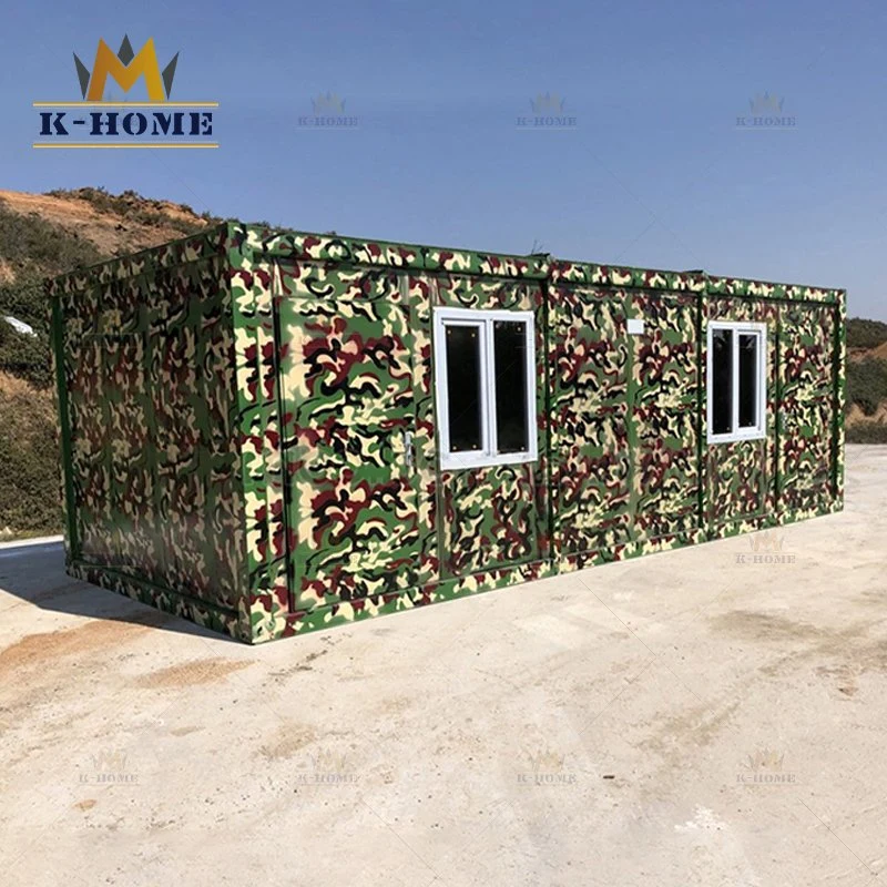 Instalación Rápida de Refugio de Contenedor como Campamento Temporal