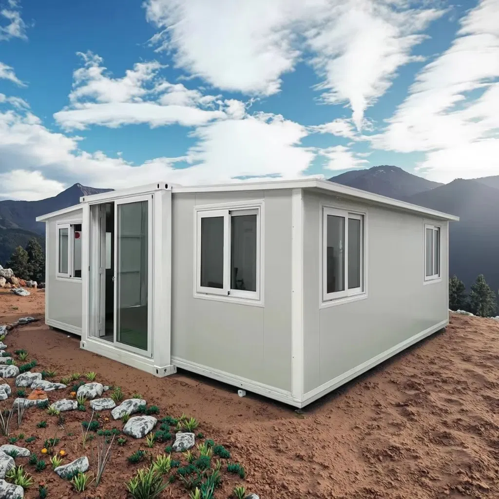 Casa plegable expandible prefabricada de alta calidad, contenedor móvil para tienda, oficina, hotel