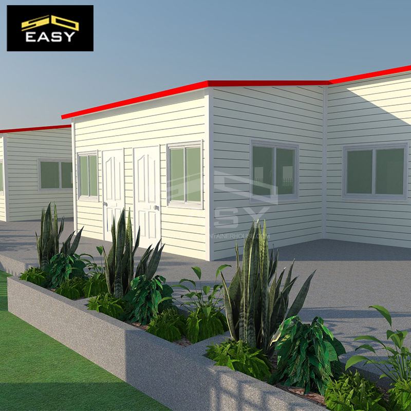 Casa prefabricada de villa de acero ligero estándar ISO con estructura de acero