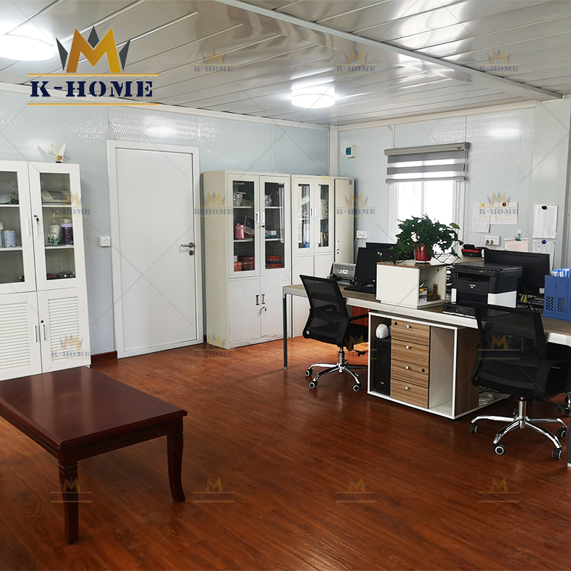 Sitio de construcción vivienda modular prefabricada móvil contenedor portátil cuarteles de trabajo en campo petrolero