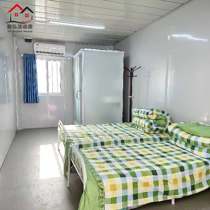 Alojamiento de Contenedores de Bajo Costo, Alojamiento Prefabricado para Trabajadores, Alojamiento de Tablero de Actividades, Dormitorio para Personal de Construcción