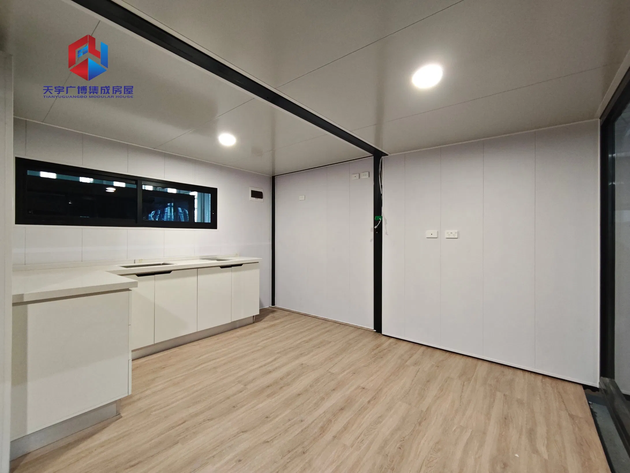 L5900 * W2260 H2550 mm 20FT Contenedor Desplegable Expandible para Cabina