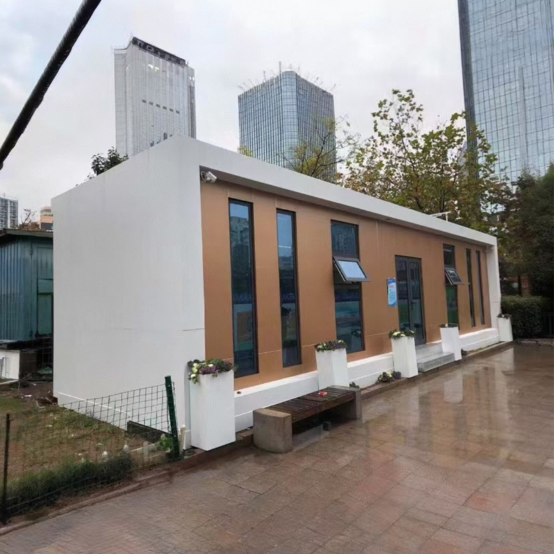 Casa portátil plegable expandible de fábrica en China, construcción de casa contenedor de envío