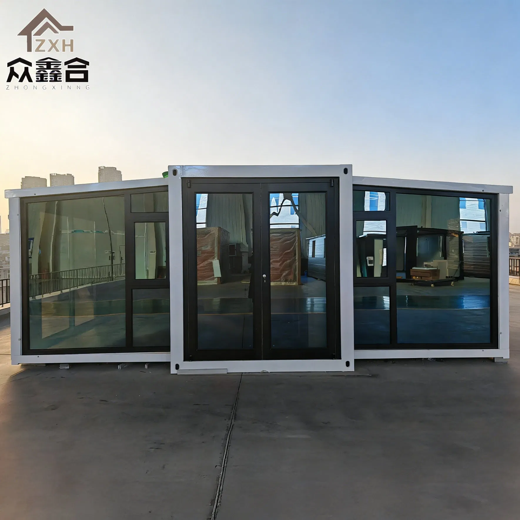 Cabina residencial prefabricada expandible lista para usar de modernización 3 dormitorio