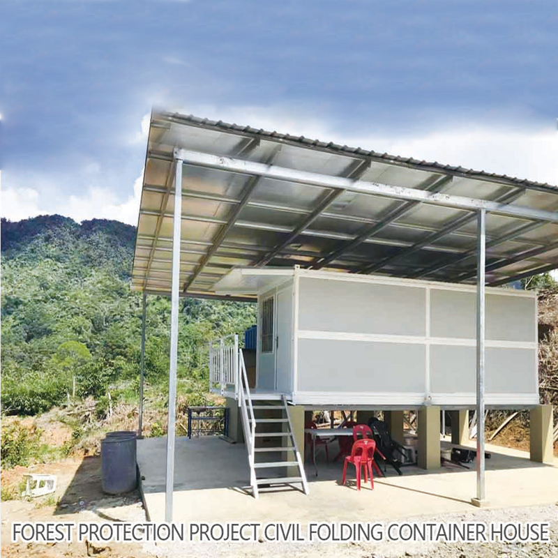 Casa Contenedor Plegable X-Estilo para una Eficiente Utilización del Espacio